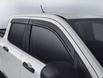 Maverick 2022-2026 Lund Smoke Color Low Profile Side Window Air Deflectors Set. Fixed Price $80.10.