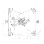 Tyc 660584 Power Window Motor And Regulator Assembly For 12-17 Equinox Terrain. Fixed Price $102.99.