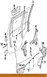 Gm Oem 96-98 Tracker Rear Door Glass Hardware-latch Assy 30012502. Fixed Price $80.71.