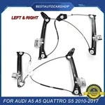 Front Lh & Rh Power Window Regulator W/o Motor For Audi A5 Quattro S5 2010-17. Fixed Price $102.99.