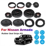 For Nissan Armada Door Rubber Seal Strips Weather Draft Wind Noise Reduction. Fixed Price $59.22.