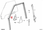 Genuine Bmw E28 518I 520I 524D Left One-piece Window Guide 51321889787. Fixed Price $238.18.
