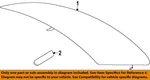 Bmw Oem 08-26 Series Glass Moldings-back Rubber Bumper 51312996980. Fixed Price $7.25.