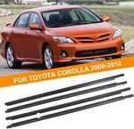 For 2009-2012 Toyota Corolla 4 Pc Weather Strips Window Moulding Trim Seal Belt. Fixed Price $32.99.
