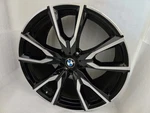 Original 22" Bmw X7 Oem Wheels 755M Black Rims M40I M50I M50D M60 ($2685-OBO). Fixed Price $2685.00.