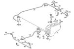 Genuine Mercedes-benz Square Nut 126-990-11-52. Fixed Price $14.61.