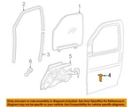Gm Oem 96-24 Express 1500 Front Door Glass Hardware-bumper 25881409. Fixed Price $30.67.