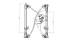 Power Window Regulator With Motor 04-08 Ford Series Ld Front Right. Fixed Price $71.00.
