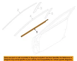 Nissan Oem 16-23 Maxima Front Door Exterior Trim-belt Molding 808204RA0A. Fixed Price $129.55.