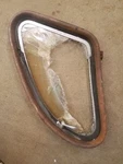 37 38 Nash 1939 Quarter Window Fram Garnish. Fixed Price $70.68.