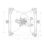 Tyc Power Window Motor And Regulator Assembly For Equinox, Terrain 660583. Fixed Price $71.79.