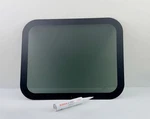 Fit 2008-2025 Freightliner Cascadia Back Window Glass Both Side W/ Glue Prv. Fixed Price $110.00.