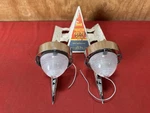 Nos Vtg Yankee Pacesetter Chrome Back Up Lights. Fixed Price $750.00.