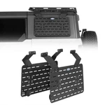 Black Rear Window Panel Molle Fit Ford Bronco 21-25 4 Dr Roof Rack Hardtop. Fixed Price $129.99.