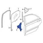 For Acura Rl 1999-2001 72710SZ3A03 Rear Right Window Regulator. Fixed Price $362.43.