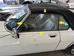 88-89 Jaguar Xjs Conv Driver Left Front Door Glass Window Only. Fixed Price $125.00.