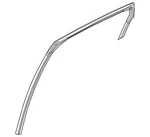 Genuine Nissan Run Weather-strip 82331-7BA0A. Fixed Price $78.42.