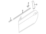 Genuine Bmw 6 2013- Left Front Door Watherstrip/ Poser Moulding 51 33 7 291 919. Fixed Price $34.08.