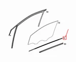 New Mercedes-benz W246 Front Right Window Trim Strip A2467250282 No Duties. Fixed Price $128.20.