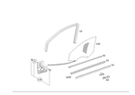 Genuine Mercedes-benz Window Guide Rail 203-725-01-25. Fixed Price $76.26.