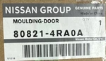 Nissan 80821-4RA0A Front Left Belt Molding 16-23 Maxima. Fixed Price $100.00.