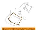 Genuine Toyota Scion Oem 5611812080 Windshield Glass Dam 2008-15 Xb. Fixed Price $7.99.
