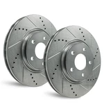 Rear Drilled & Slotted Rotors For Acura Tsx 2004-2008. Fixed Price $117.61.