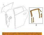 Gm Oem 16-23 Malibu Rear Door Glass Hardware-run W'strip 84156084. Fixed Price $102.44.