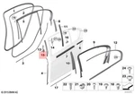 Genuine Bmw G11 G12 725D 725LD Window Frame Support Door Rear Ri. 51717383832. Fixed Price $9.06.
