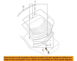 Chrysler Oem 92-22 300 Trunk Lid Spoiler-spoiler Assy Grommet MB645307. Fixed Price $27.39.