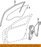 Chrysler Oem Front Door-window Lift Regulator 5065470AF. Fixed Price $118.50.