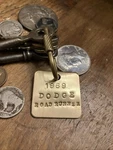 1969 Dodge Roadrunner Brass Key Fob Mopar. Fixed Price $14.95.