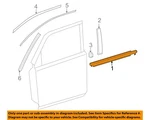 Toyota Oem 10-23 4RUNNER Front Door Exterior Trim-belt Molding 7571235011. Fixed Price $56.74.