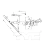 Tyc 660286 Power Window Motor And Regulator Assembly For 95-05 Cavalier Sunfire. Fixed Price $69.85.