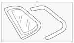 Genuine Volkswagen Quarter Glass 5NN-845-041-E-NVB Left Driver Side. Fixed Price $189.00.