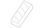 Genuine Honda Back Glass Reveal Molding Clip 91501-S70-003. Fixed Price $17.13.