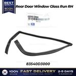 Genuine Rear Door Window Glass Run 83540D3000 For Hyundai Tucson. Fixed Price $54.00.