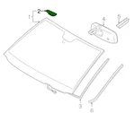 Toyota Oem 2017-2022 Corolla Windshield Stopper 5611530120 New Nos (1 Piece Only. Fixed Price $9.10.