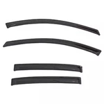 Front And Rear Tape-on Side Door Window Weather Deflectors Smoke Black. Fixed Price $80.10.