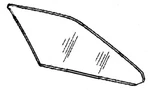 Fits Chevrolet Caprice 1980-1990 4 Door Sedan Passenger Side Front Glass. Fixed Price $310.00.