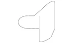 Genuine Nissan Lift Gate Glass Holder 90356-5SA0C. Fixed Price $17.00.