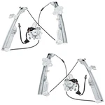 Pair Window Regulators Glass Set Of 2 Front Driver & Passenger Side Coupe. Fixed Price $210.30.