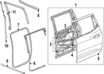 Right Rear Window Channel - Genuine Gm (85647983)(REPLACES 84987127). Fixed Price $59.99.