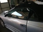 (local Pickup Only) Driver Left Quarter Glass Convertible Fits 96-99 Eclipse 147. Fixed Price $119.90.