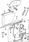Genuine Gm Front Side Door Window Stabilizer Assembly 10054691. Fixed Price $5.32.