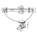 For Honda Element 03-10 Window Regulator And Motor Assembly Front Passenger Side. Fixed Price $64.00.