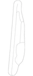 Genuine Volkswagen Door Window Glass Surround Channel Bracket 1J4-839-416-A-03C. Fixed Price $28.05.