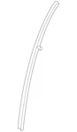 Genuine Honda Sash Channel 72731-SHJ-A01. Fixed Price $70.16.