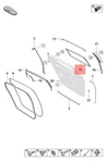Genuine Porsche Panamera Window Guide Left Outer 971839431C. Fixed Price $200.28.