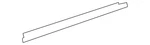 Genuine Toyota Door Belt Molding (right Front) 75710-02210. Fixed Price $53.75.